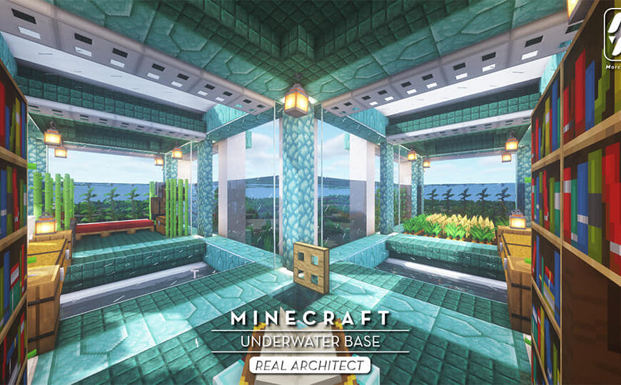 Minecraft Underwater Base Build (Instructions & Materials)