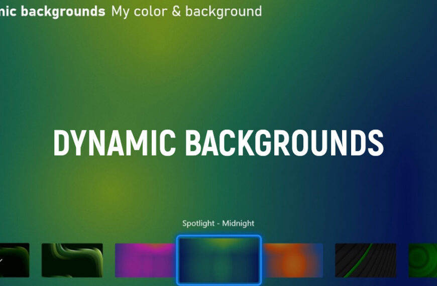 New Dynamic Background Is Now Available on Xbox Series X|S