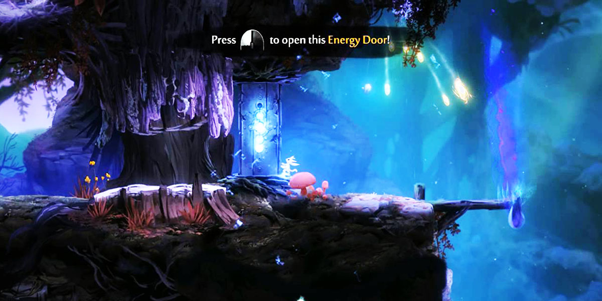 Ori and the Blind Forest: How to Open Energy Doors?