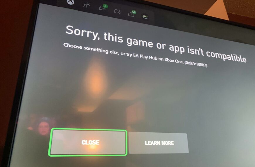 How to Deal with Error Code on Xbox