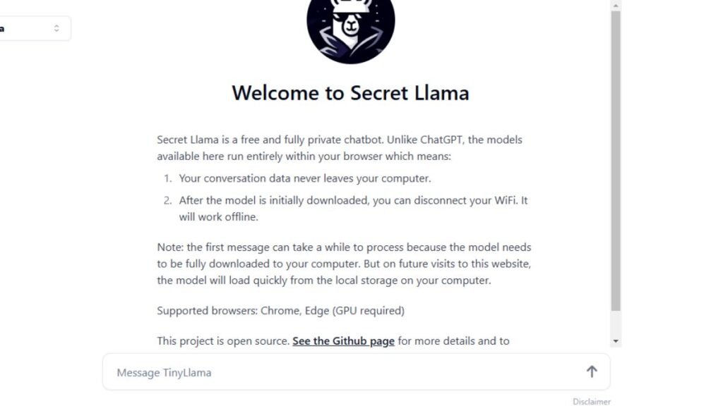 Secret Llama