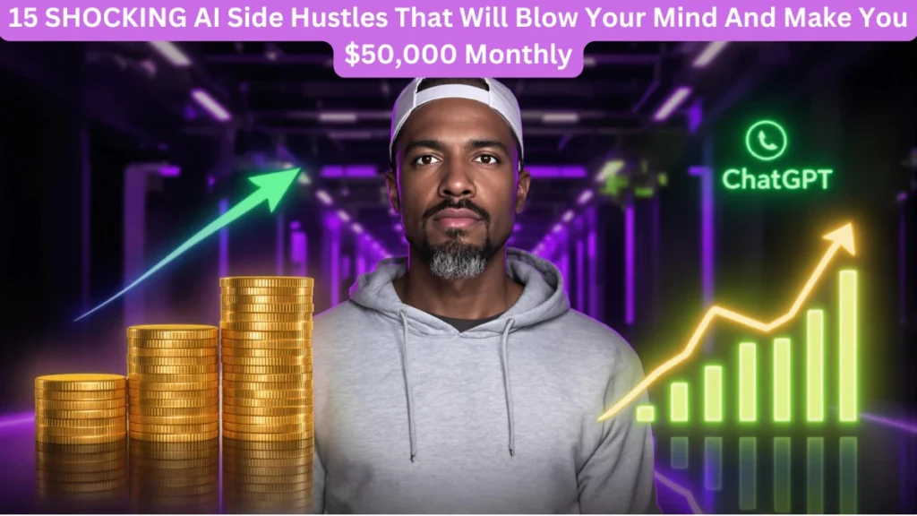 15 SHOCKING AI Side Hustles That Will Blow Your Mind And Make You ,000 Monthly