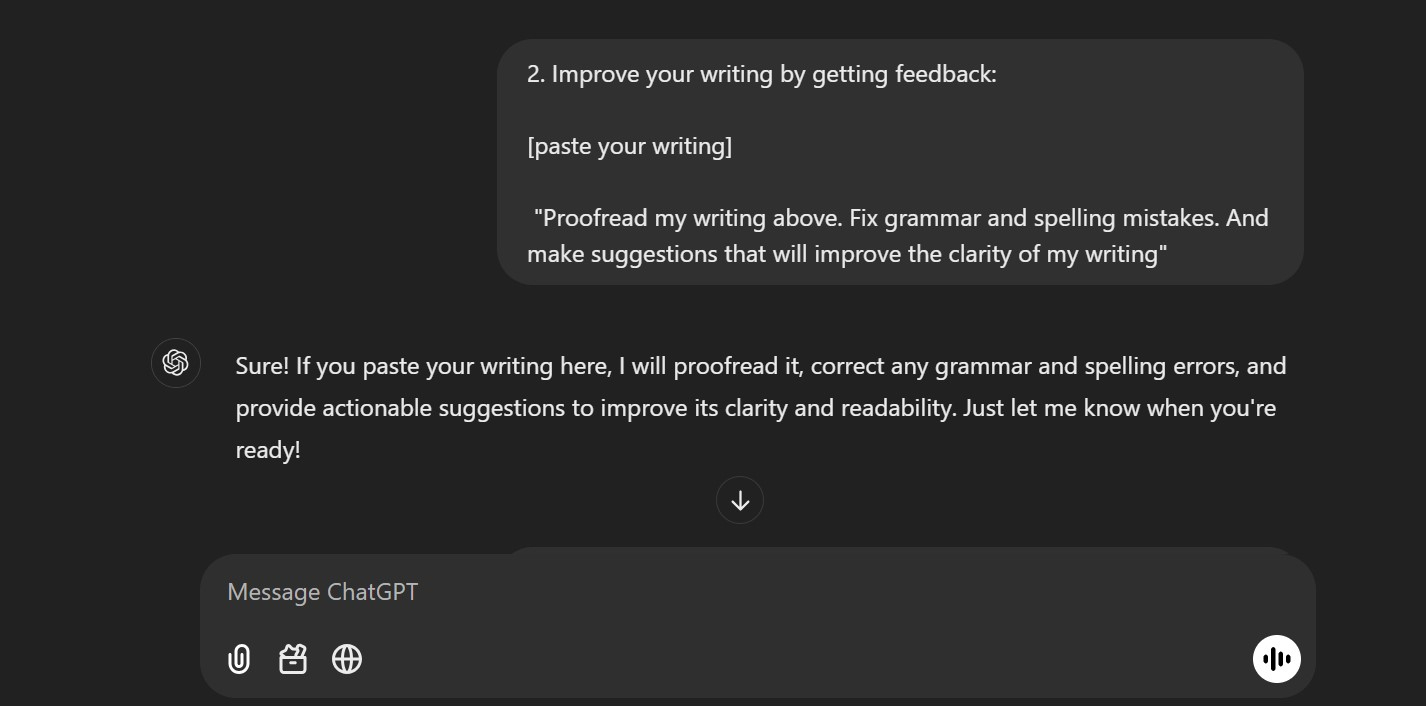 Improve your writing by getting feedback