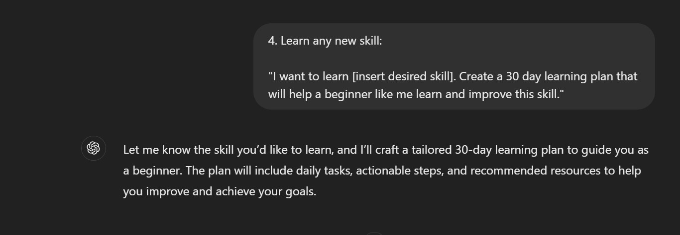 Learn any new skill