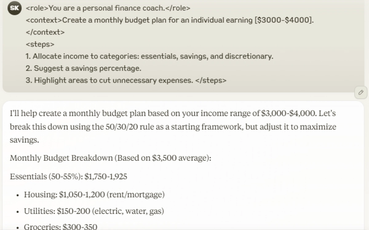 Personal Budget Planner