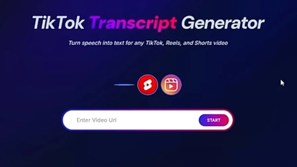 TalkScript (Tik Tok Transcript Generator)