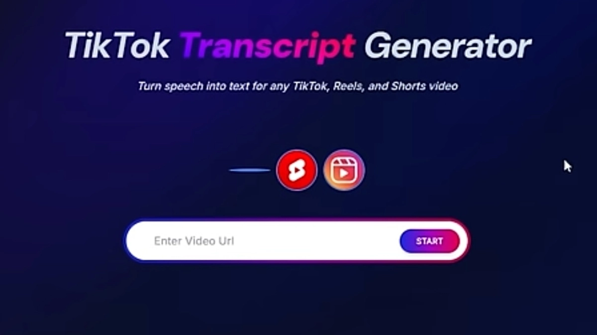 TalkScript (Tik Tok Transcript Generator)