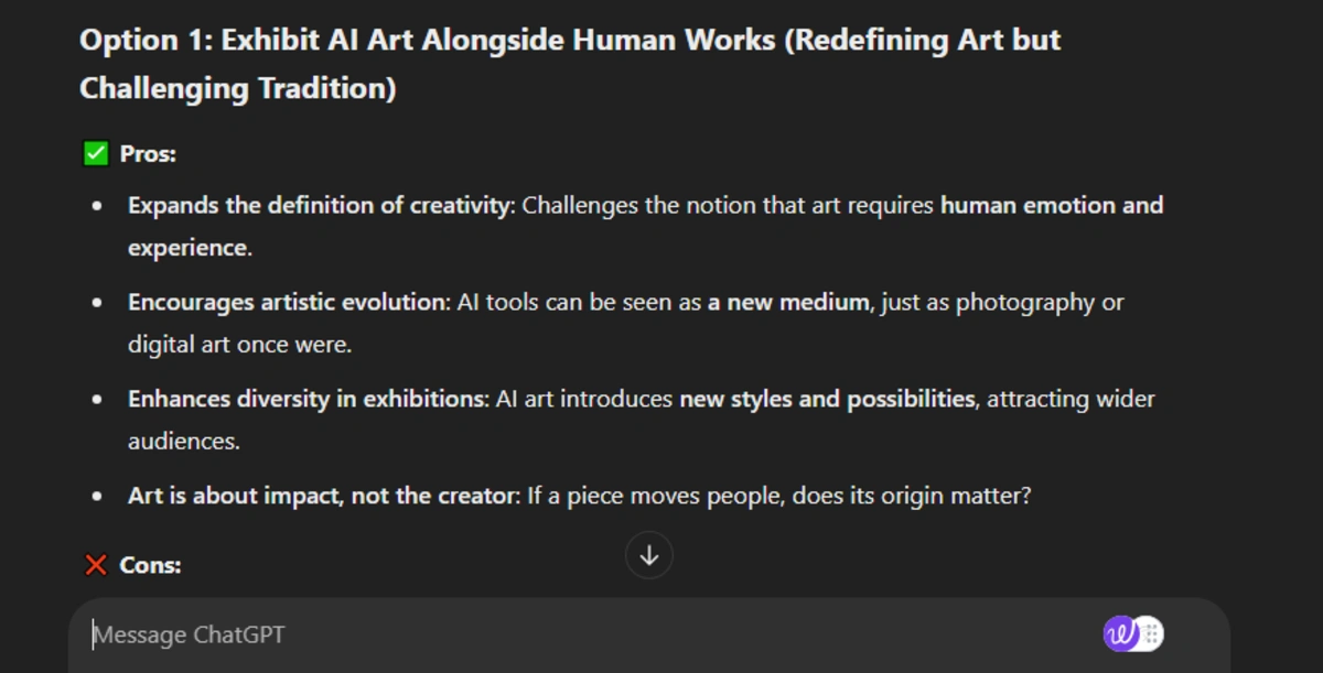 AI-Generated Art ChatGPT