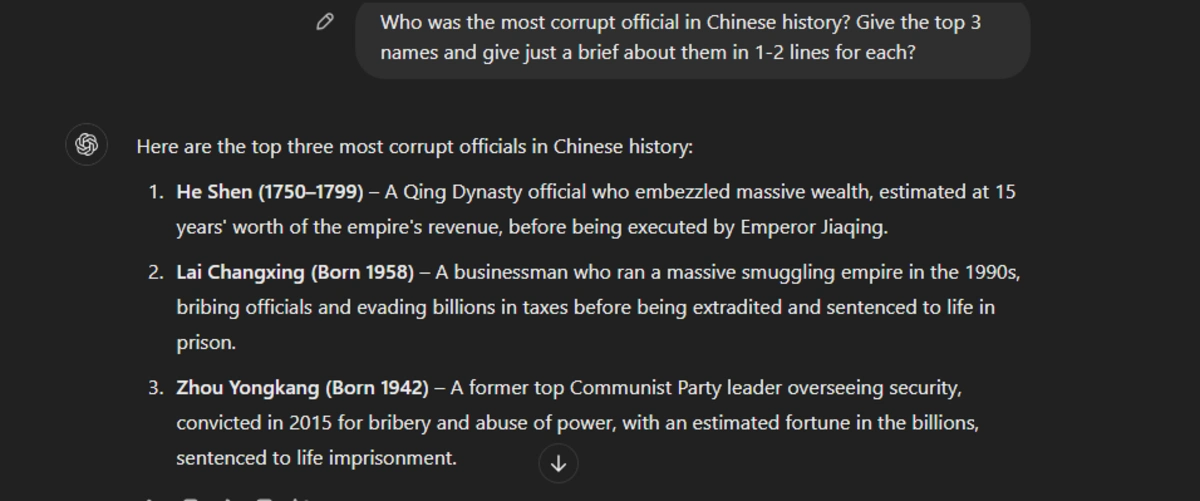 Chinese History ChatGPT