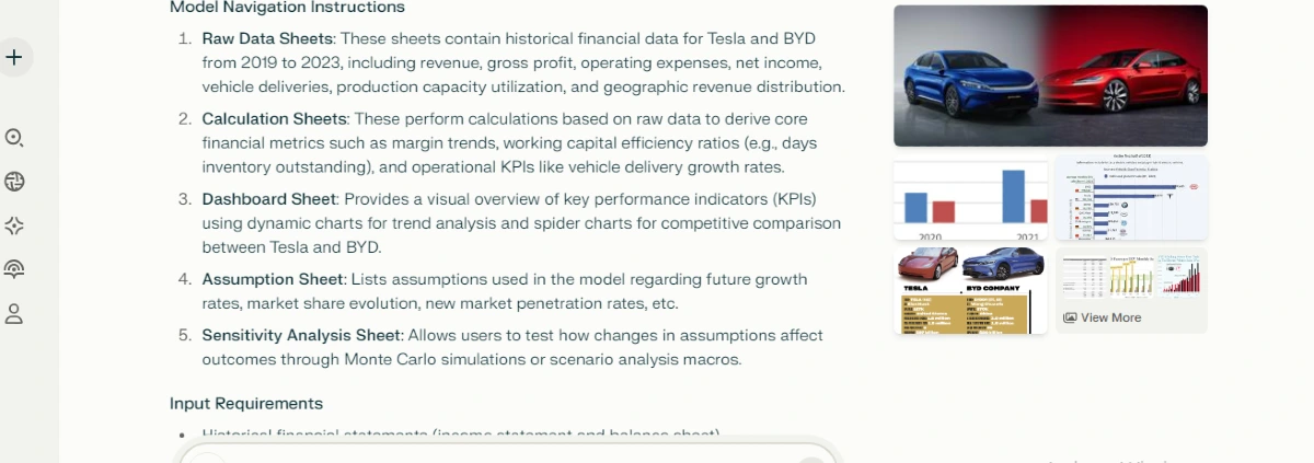 Financial Modeling Assistant