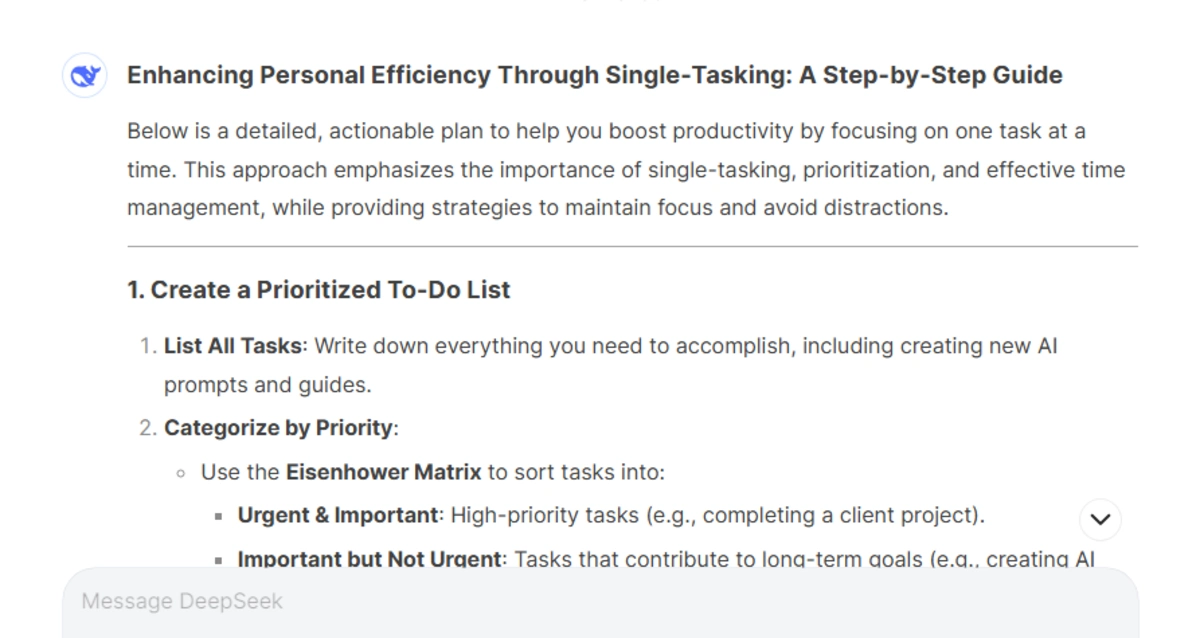 Focus on One Task with Single-Tasking Approach