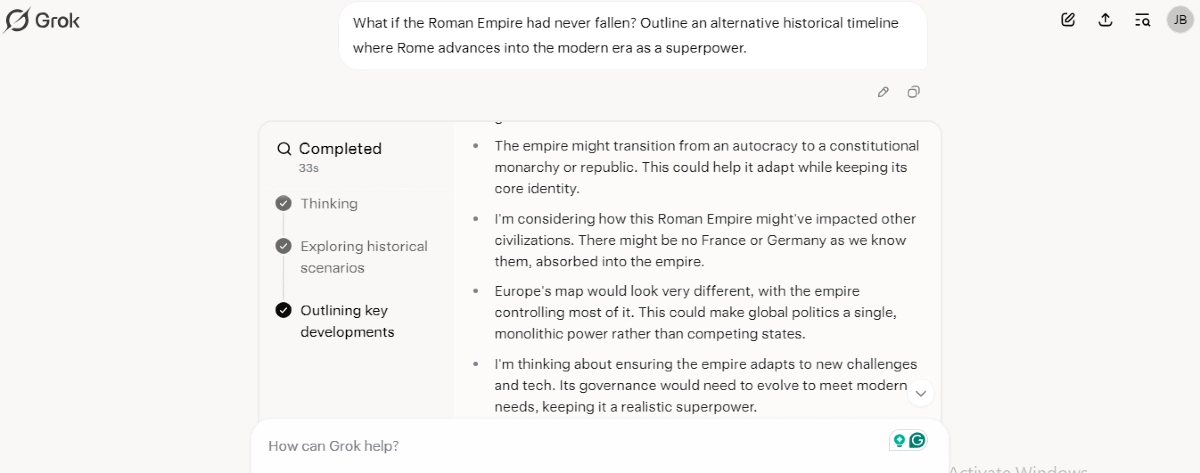 Historical Analysis & Alternative Scenarios