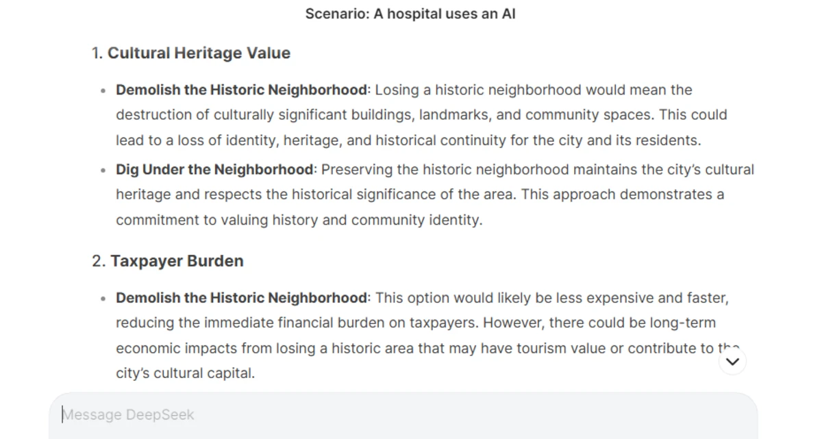 Urban Development Dilemma Deepseek