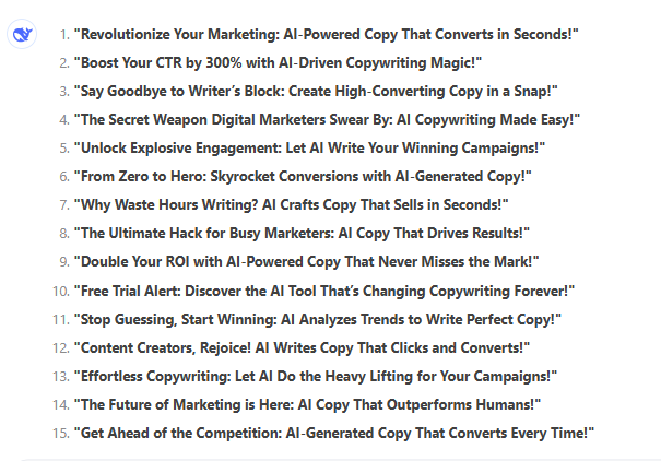 Viral Marketing Headline Creator