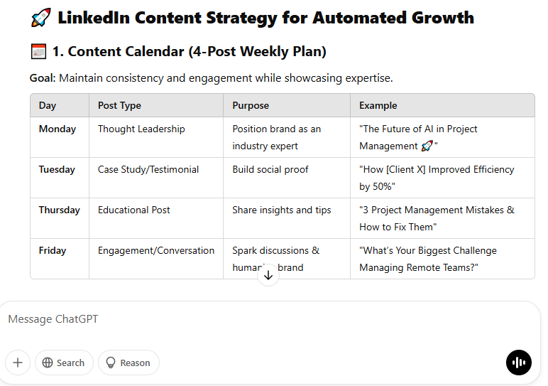 LinkedIn Strategy Generator