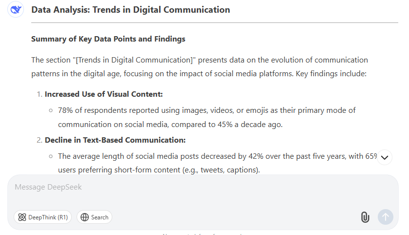 Analyze data and findings