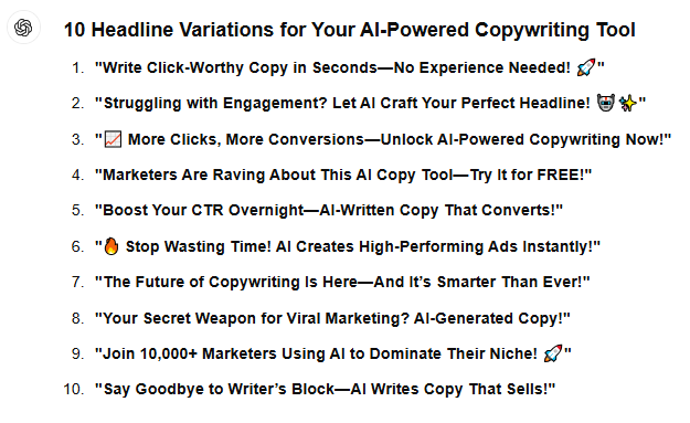 Viral Marketing Headline Creator