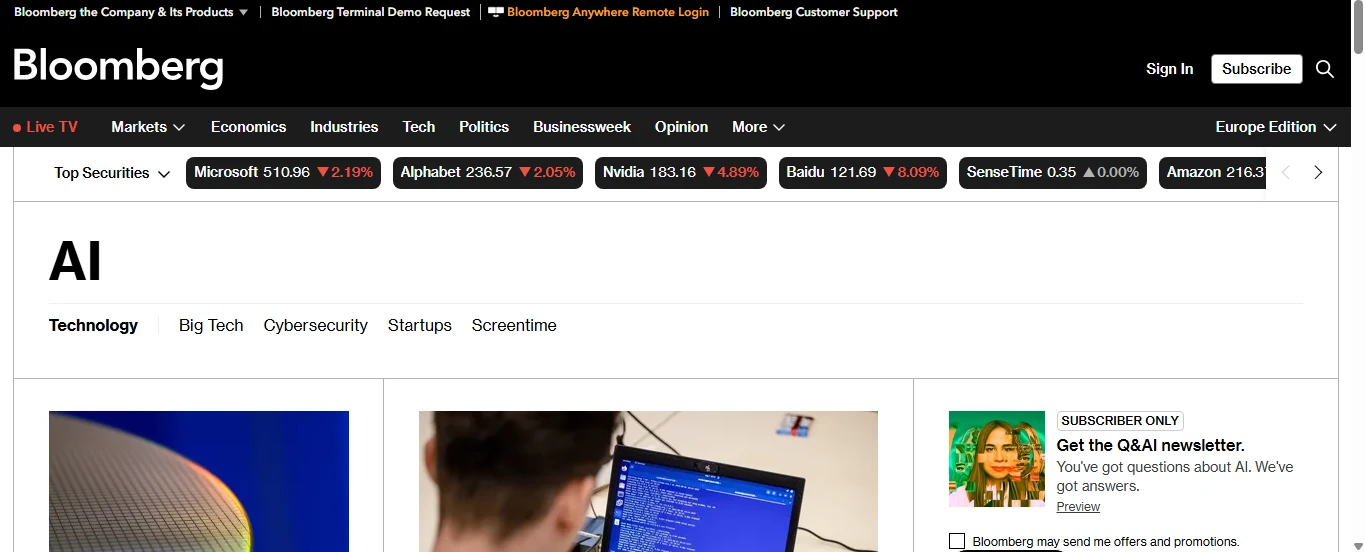 Bloomberg AI